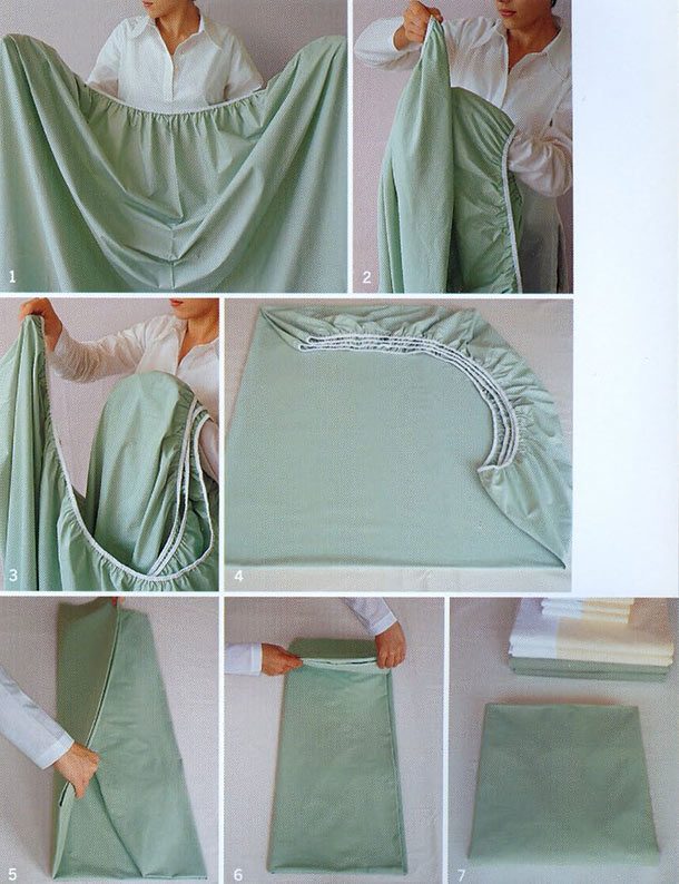 folding fitted sheet