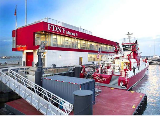9th FDNY Marine Station (Staten Island, New York by Sage and Combe Architects)