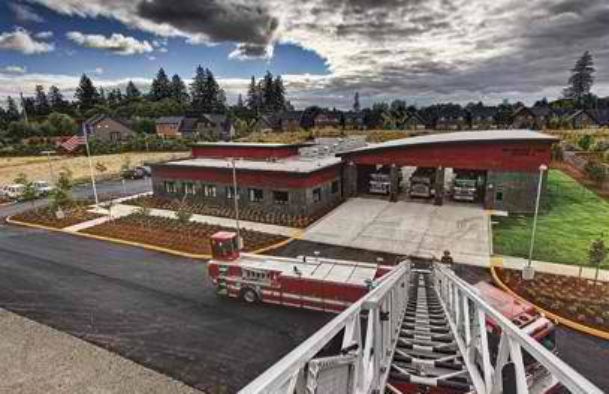 6th Cherry Lane Fire Station (Hillsboro, Oregon by Group Mackenzie)