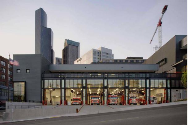 10th Seattle Fire Station (Seattle, Washington by Ross Drulis Crusenbery Architecture Inc)
