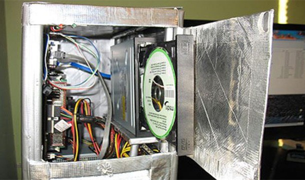 duct tape computer casing