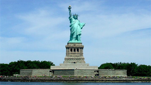 http://commons.wikimedia.org/wiki/File:0327New_York_City_Statue_of_Liberty.JPG