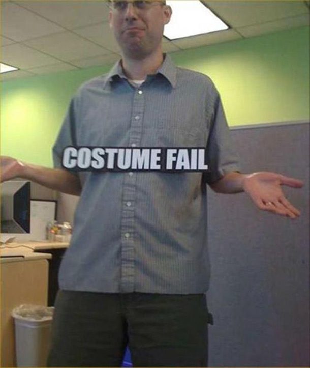 costume fail