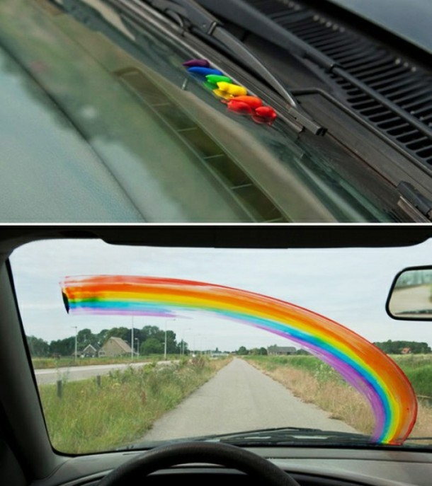 DIY rainbow