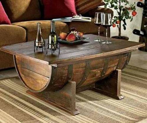 recycled wine barrel