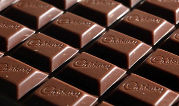 Image of square chocolate