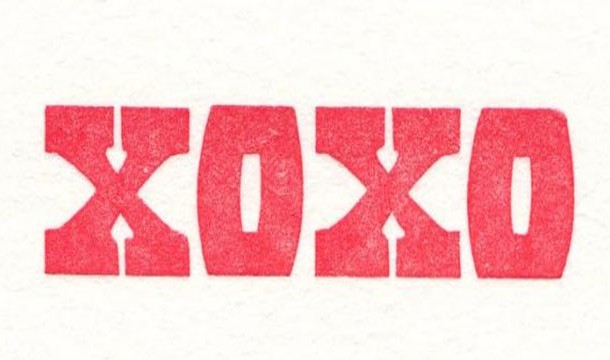 Image of XOXO against white background