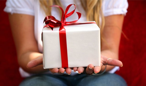 Image of gift and red bow