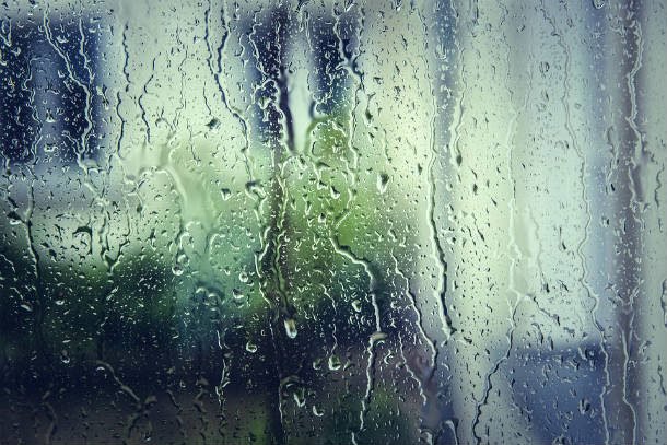 rain outside window