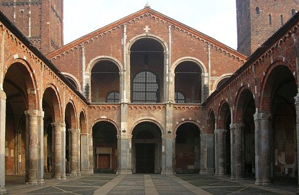 Basilica of Sant’ Amborgio. Milan, Italy. 313 A.D.