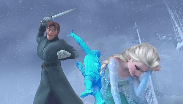 Frozen saving Elsa