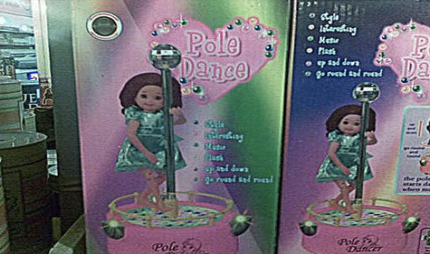 Pole dancing doll