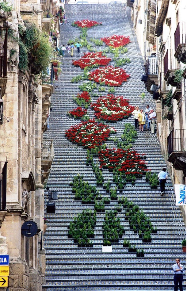 steps in Sicily