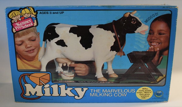 Milking cow toy