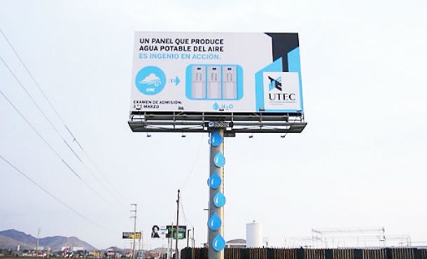 Billboard That Produces Clean Water