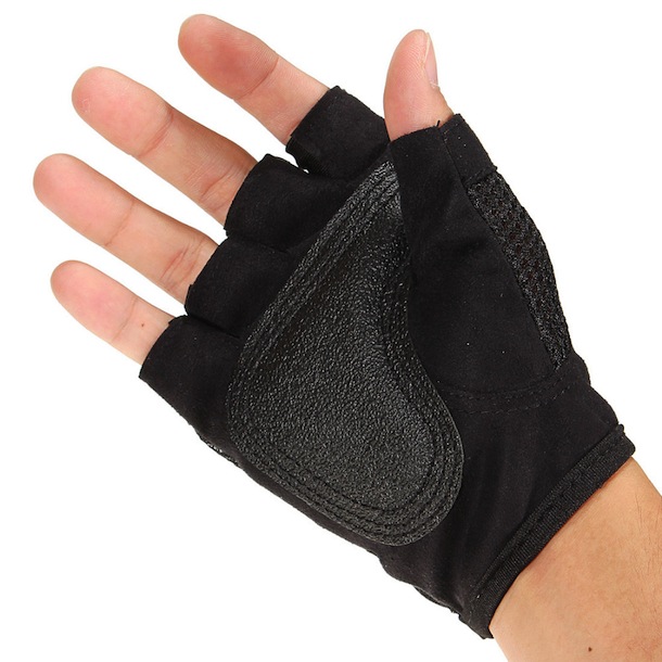 Training-Body-Building-Gym-Weight-Lifting-Sport-Fingerless-Half-Finger-Gloves