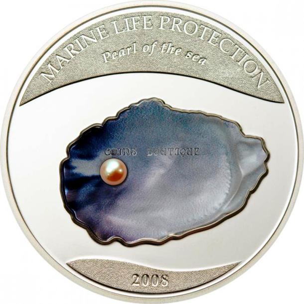 Republic of Palau´s Freshwater Pearl Coin