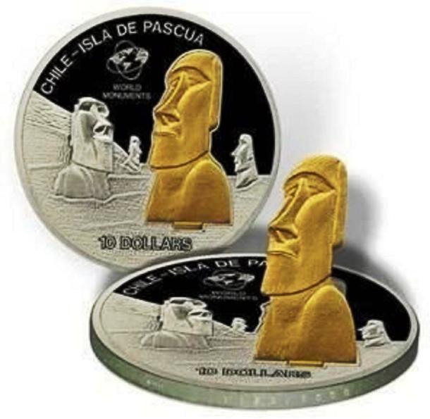 Easter Islands Pop-Up Head Coin