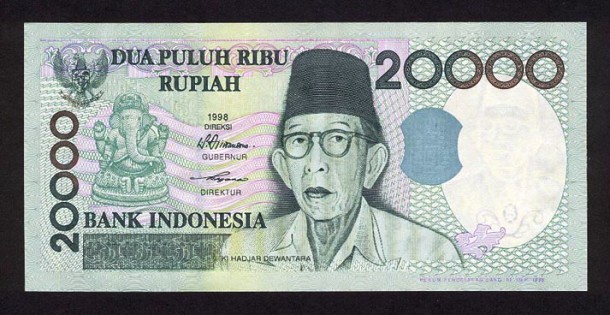 Indonesia´s 20,000-Rupiah Bill