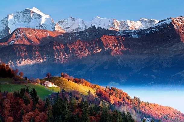 Alpine valley, Austria