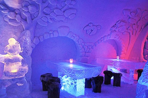 www.funelf.net Restaurant-of-Snow-And-Ice-In-Kemi-Finland