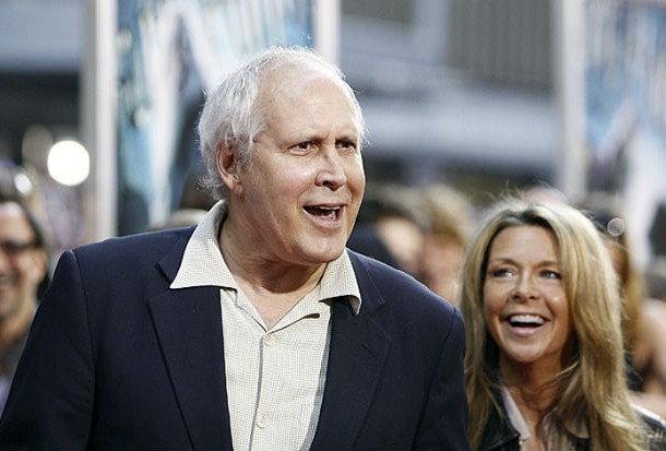 Chevy Chase and Jayni Luke
