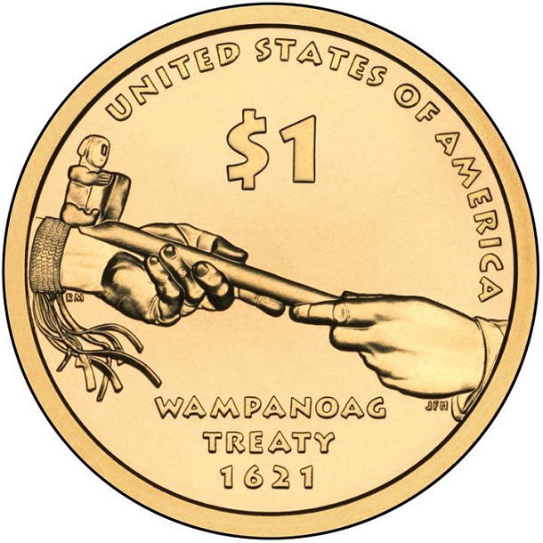 Native American 1 dollar coin