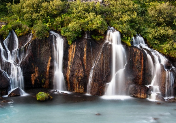 freehdw.com nature-landscapes_widewallpaper_hraunfossar-waterfalls_6157