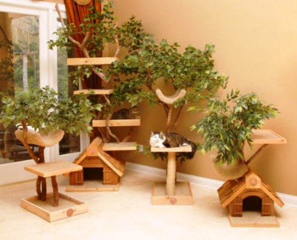 www.digsdigs.com Unique-Cat-Tree-Houses-from-Pet-Tree-House-3
