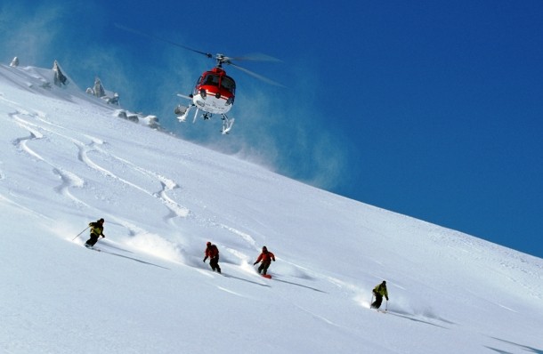 pixgood.com Helicopter-skiing