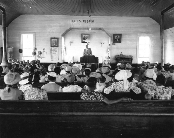 Harmony_Community,_Putnam_County,_Georgia...._The_Jefferson_Baptist_Church_is_the_heart_of_the_Negro_._._._-_NARA_-_521385