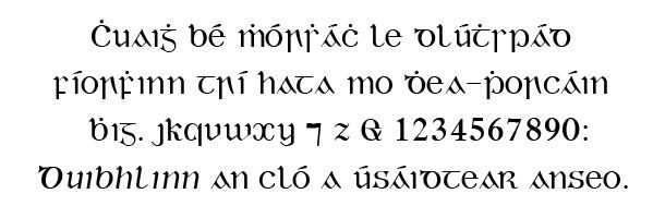 gaelic text