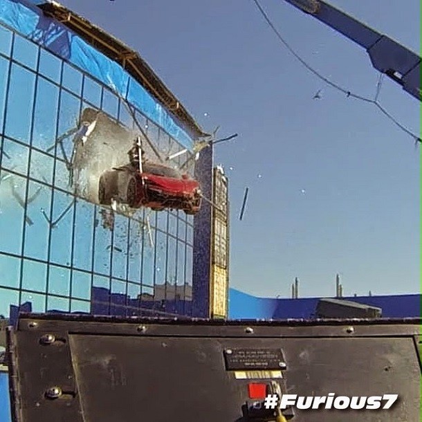Furious 7 Car stunt