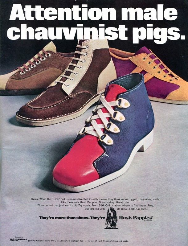 hush puppy shoes ad