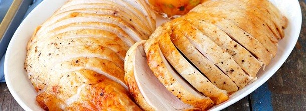 sliced turkey breast