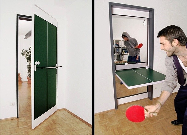 ping pong door