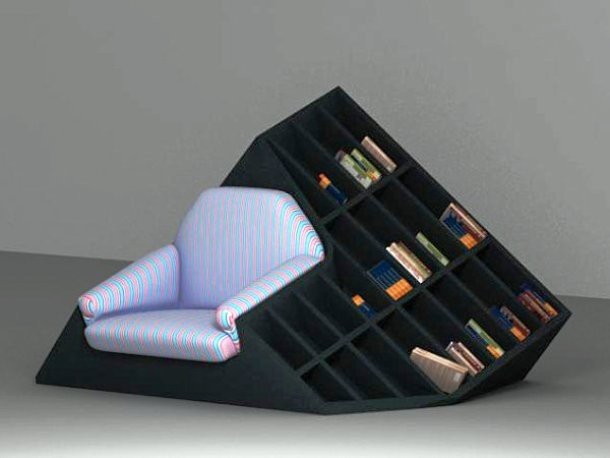 armchair-bookshelf
