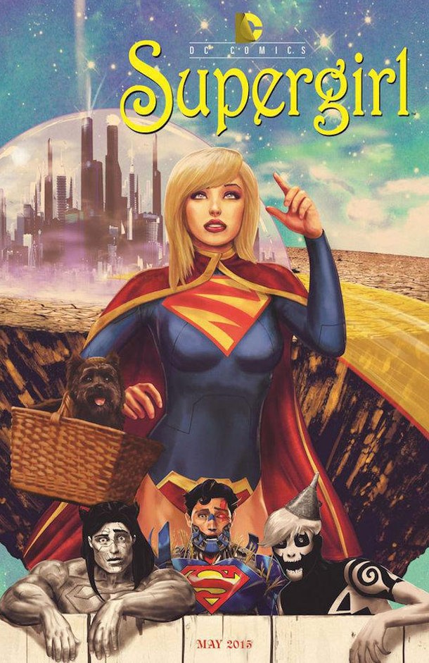Supergirl wizard of OZ spoof
