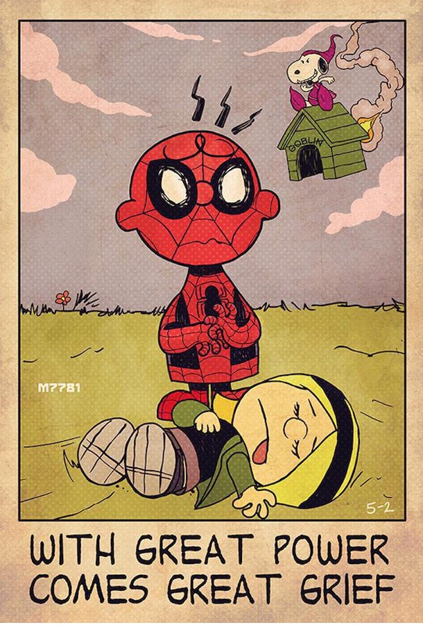 Great grief Spiderman