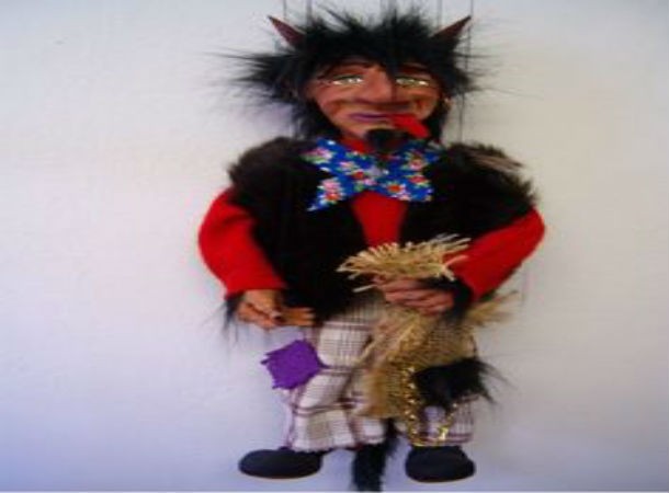 Handcrafted Devil Puppet