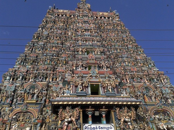 Madurai Meenakshi amman Temple Tower - west tower