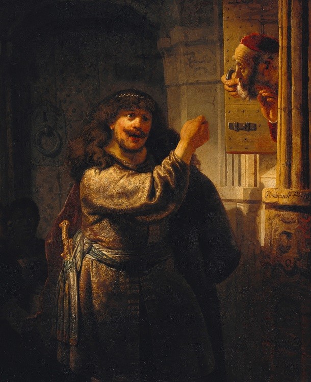 Rembrandt_-_Samson_threatened_his_father-in-law_-_Google_Art_Project