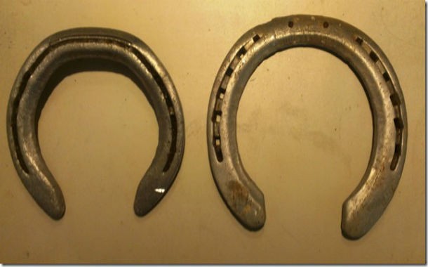 Used Race Horseshoes