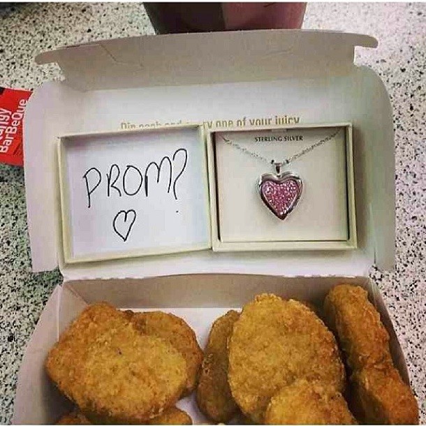 chicken nuggets prom proposal