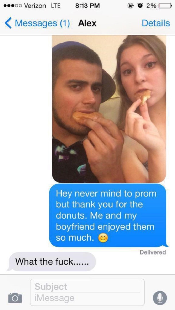 donut rejection prom proposal