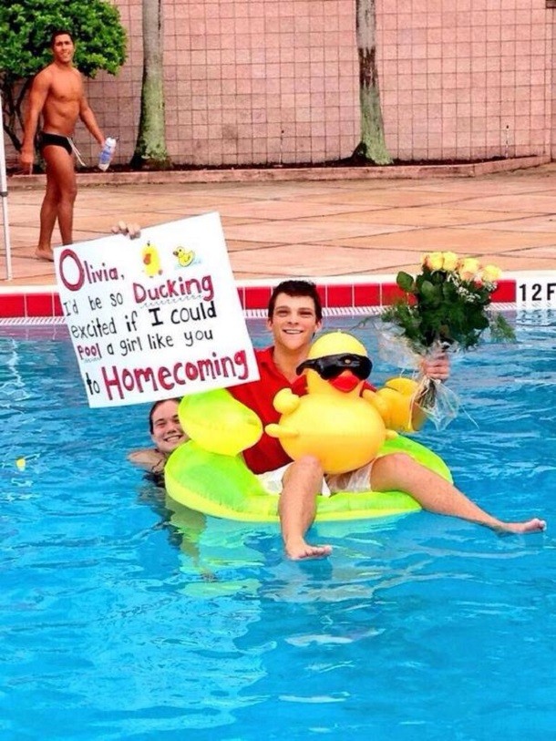duck pool prom proposal