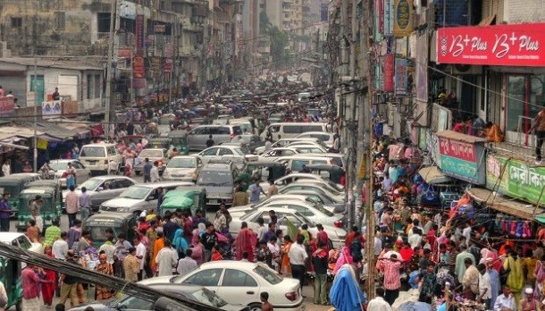 traffic jam in dhaka