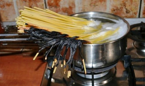 Image result for burnt pasta