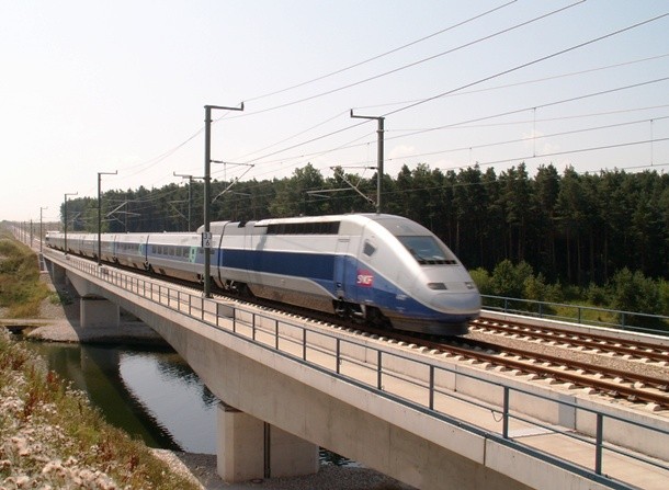 Fastest Wheeled train TGV POS train