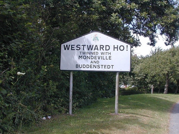 Westward_Ho! sign